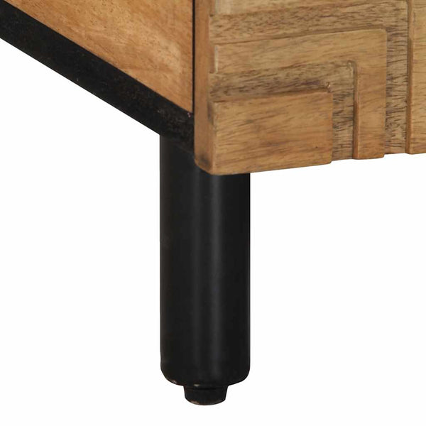 Couchtisch Braun Mango Massivholz 100x54 cm
