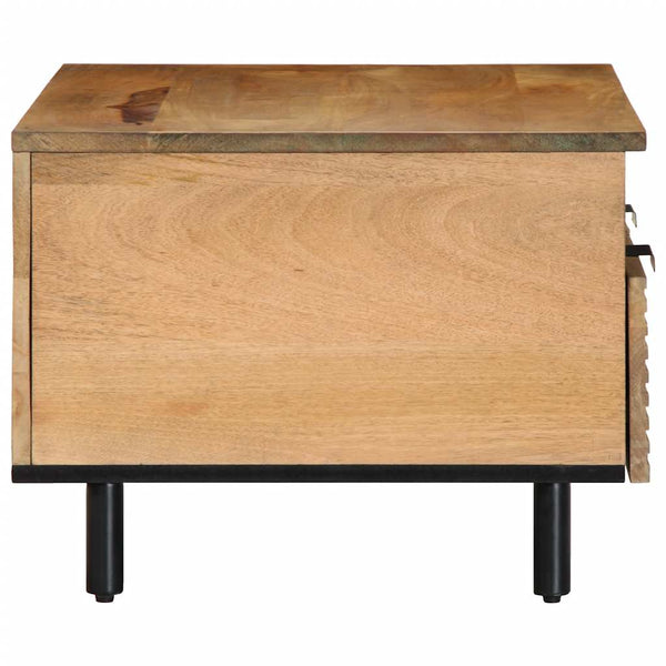 Couchtisch Braun Mango Massivholz 80x54cm