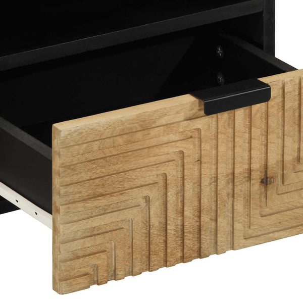 Couchtisch Braun Mango Massivholz 80x54cm