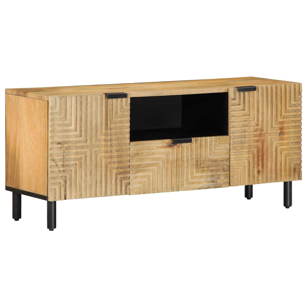 TV-Schrank Braun Mango Massivholz 105cm