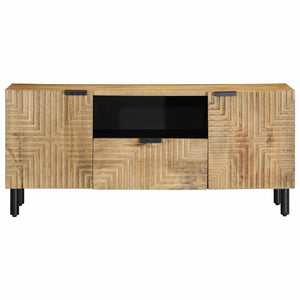 TV-Schrank Braun Mango Massivholz 105cm