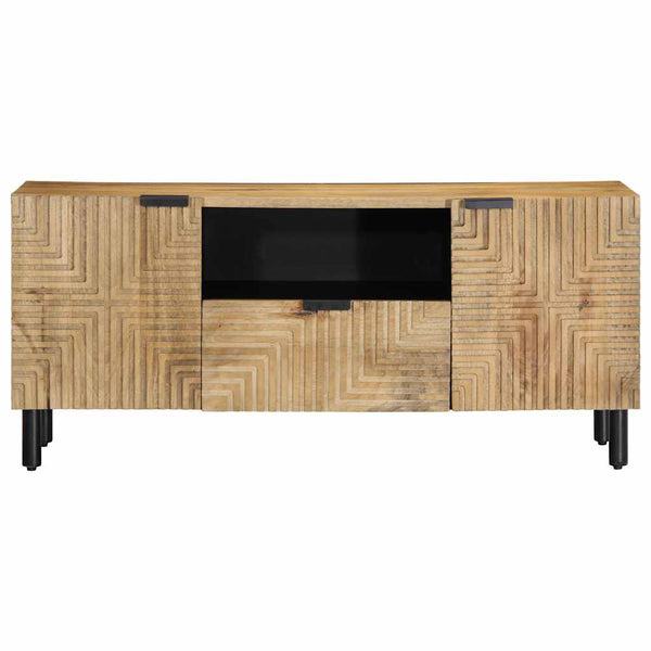 TV-Schrank Braun Mango Massivholz 105cm