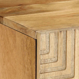 TV-Schrank Braun Mango Massivholz 105cm
