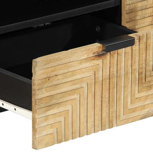 TV-Schrank Braun Mango Massivholz 105cm