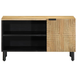 TV-Schrank Braun Mango Massivholz 80cm
