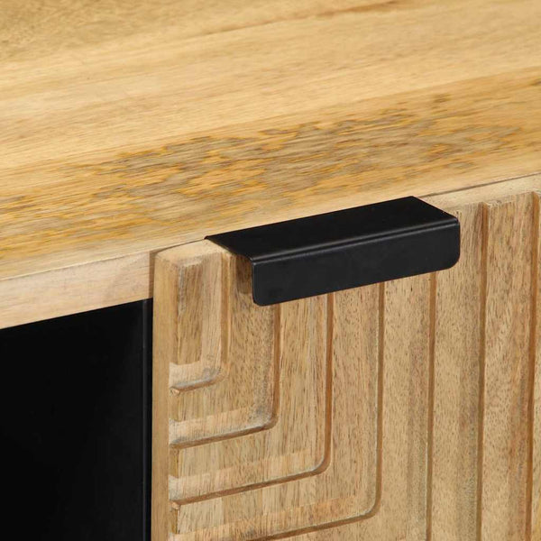 TV-Schrank Braun Mango Massivholz 80cm