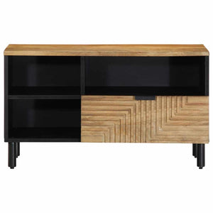 TV-Schrank Mango Massivholz Braun 80 cm