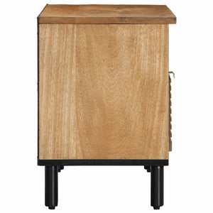 TV-Schrank Mango Massivholz Braun 80 cm