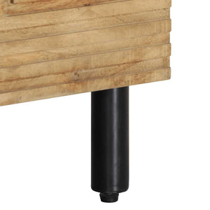 TV-Schrank Mango Massivholz Braun 80 cm