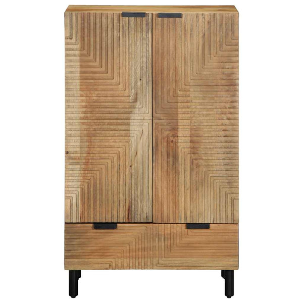 Highboard Braun 60x33x100 cm Mango Massivholz