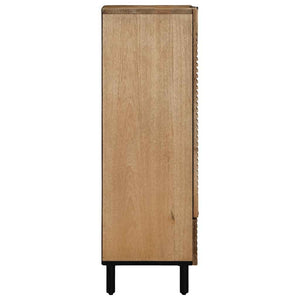 Highboard Braun 60x33x100 cm Mango Massivholz