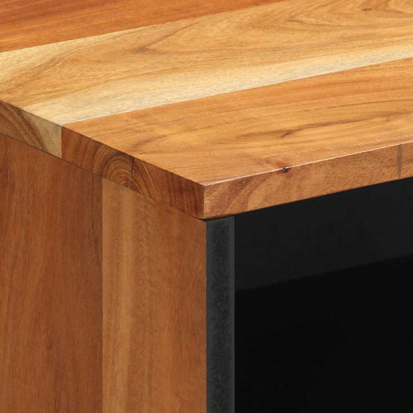 Nachttisch Braun Massivholz Akazie 50x33x62cm