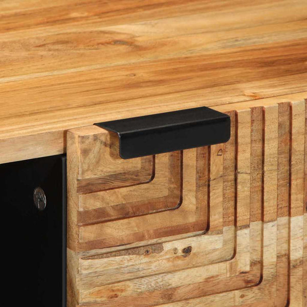 Couchtisch Akazie Massivholz Braun 100x54 cm