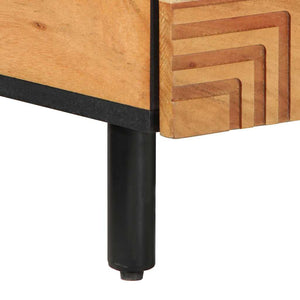 Couchtisch Akazie Massivholz Braun 100x54 cm