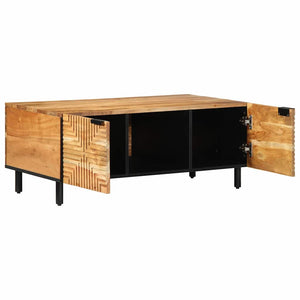 Couchtisch Akazie Massivholz Braun 100x54 cm