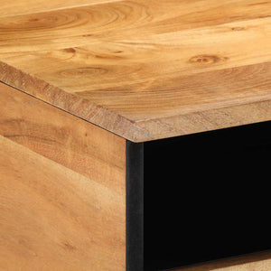 Couchtisch Akazie Massivholz 80x54 cm