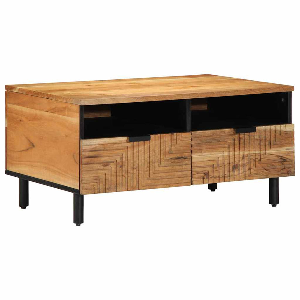 Couchtisch Akazie Massivholz 80x54 cm