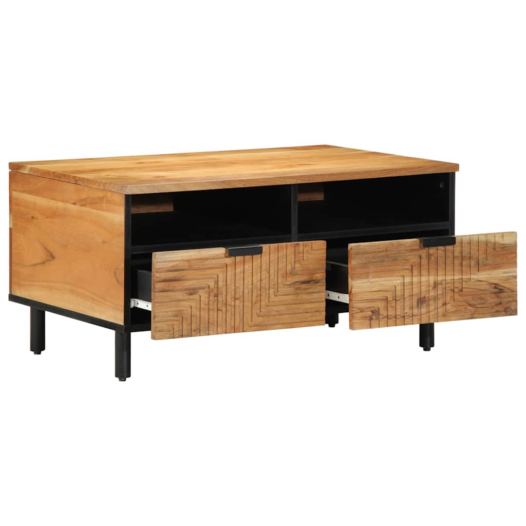 Couchtisch Akazie Massivholz 80x54 cm