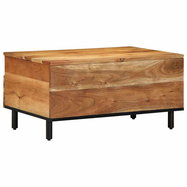 Couchtisch Akazie Massivholz 80x54 cm