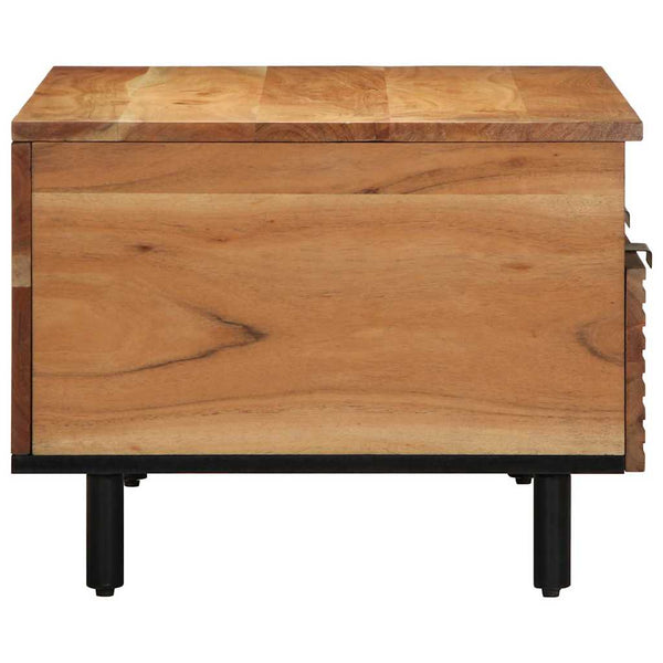 Couchtisch Akazie Massivholz 80x54 cm