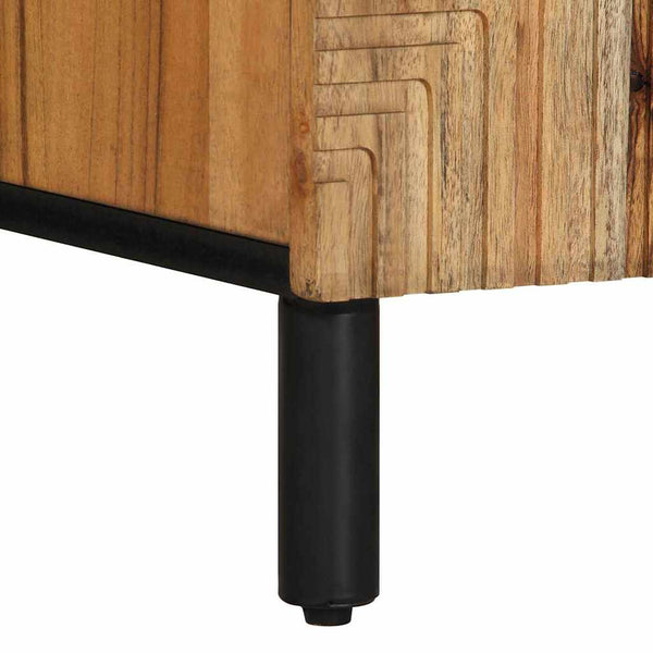 TV-Möbel Akazie Massivholz 105 cm