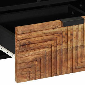 TV-Schrank Akazie Massivholz 100 cm