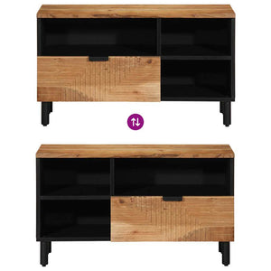 TV-Schrank Akazie Massivholz 80 cm