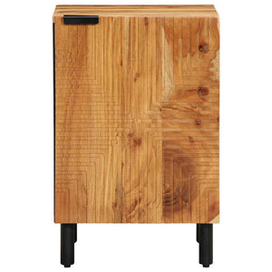 vidaXL Meuble de lavabo avec étagère Bois d'acacia massif Bois d'ingénierie