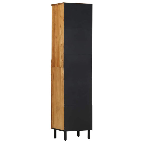 Waschbeckenschrank mit Regal Akazie Massivholz 160cm