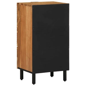 Akazie Sideboard Natur Massivholz 40x33,5x75 cm