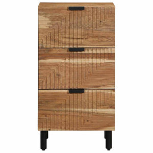Akazie Sideboard Natur Massivholz 40x33,5x75 cm