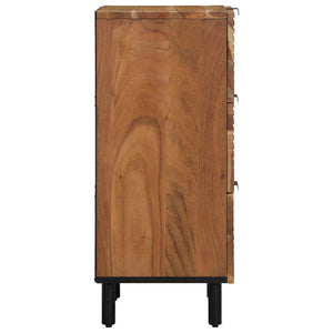 Akazie Sideboard Natur Massivholz 40x33,5x75 cm