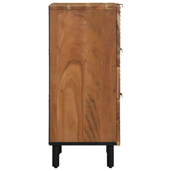 Akazie Sideboard Natur Massivholz 40x33,5x75 cm