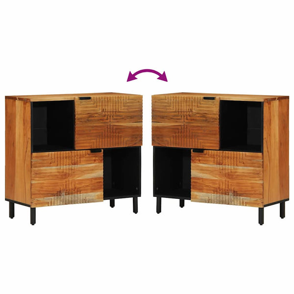 Sideboard Akazie Massivholz 80 cm