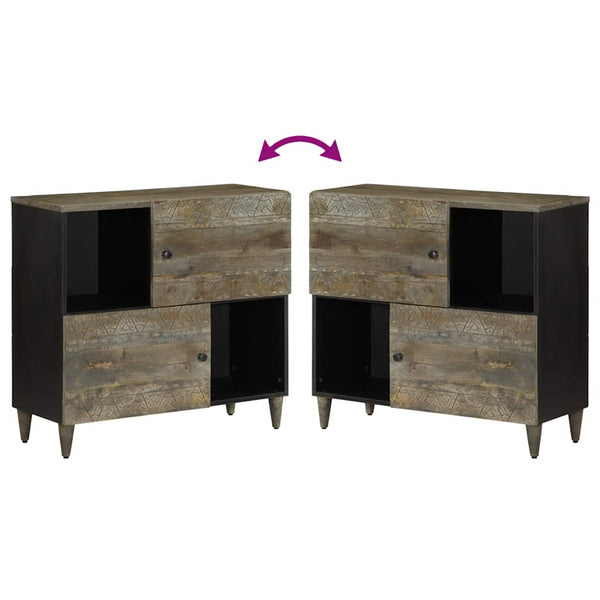 Massivholz Mango Sideboard 80 cm