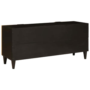 TV-Schrank Schwarz/Gold 105cm Holzwerkstoff