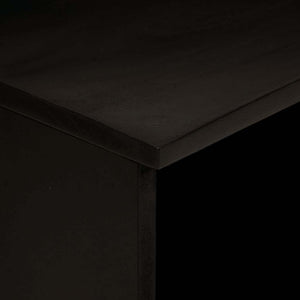 Nachttisch Set, Schwarz & Gold, 2 Stück