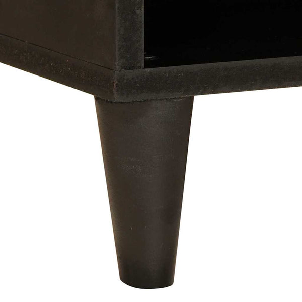 TV-Schrank Schwarz Gold 80cm Holz