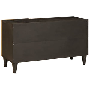 TV-Schrank Schwarz Gold 80cm Holz