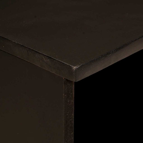 TV-Schrank Schwarz/Gold, 100 cm