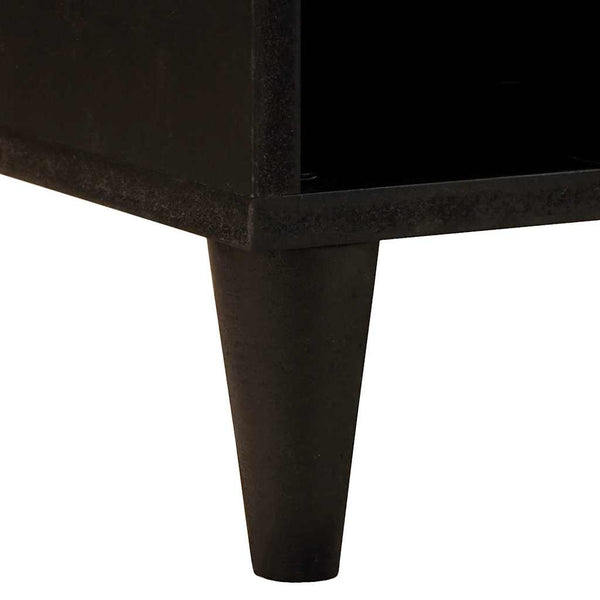 TV-Schrank Schwarz/Gold, 100 cm