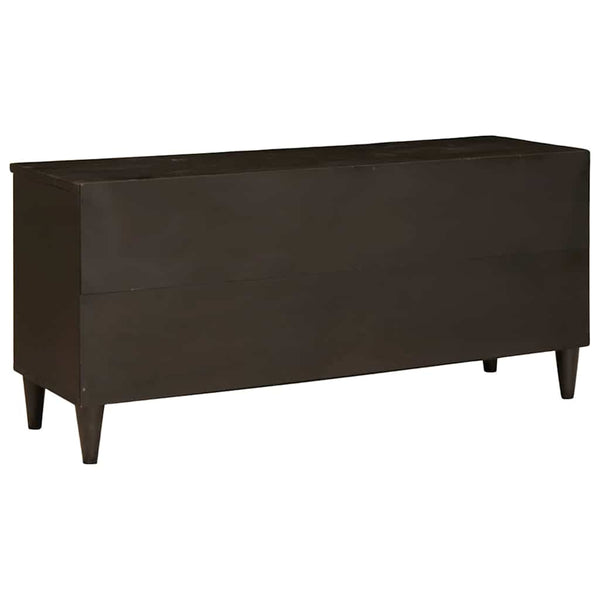 TV-Schrank Schwarz/Gold, 100 cm