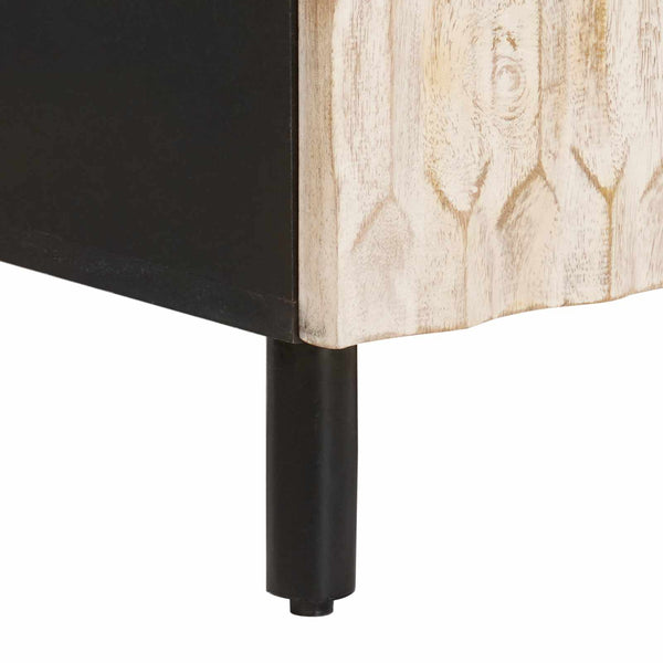TV-Schrank Weiß gewaschen 105 cm