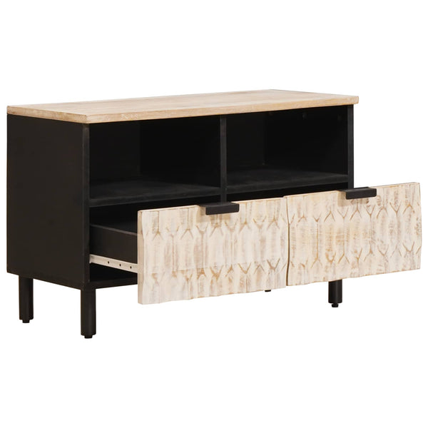 TV-Schrank, Weiß gewaschen, 70 cm