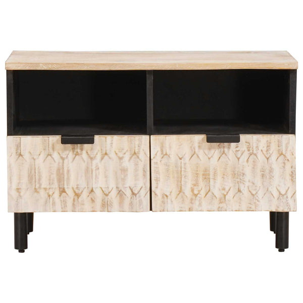 TV-Schrank, Weiß gewaschen, 70 cm