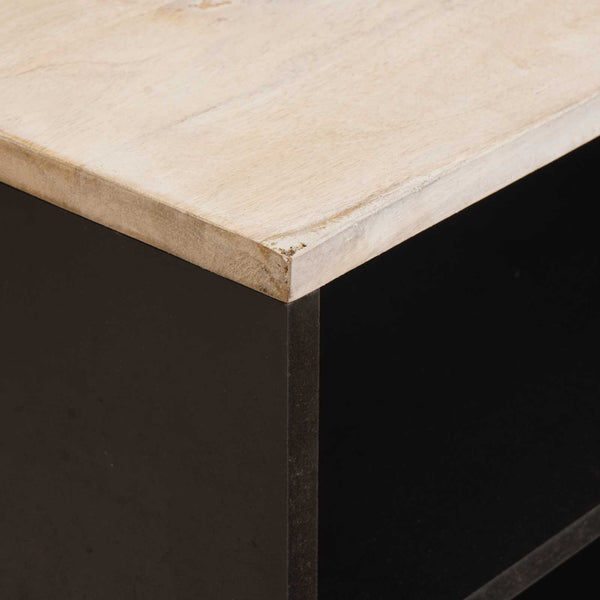 TV-Schrank Weiß Gewaschen 80x33x46 cm