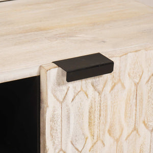 TV-Schrank Weiß Gewaschen 80x33x46 cm