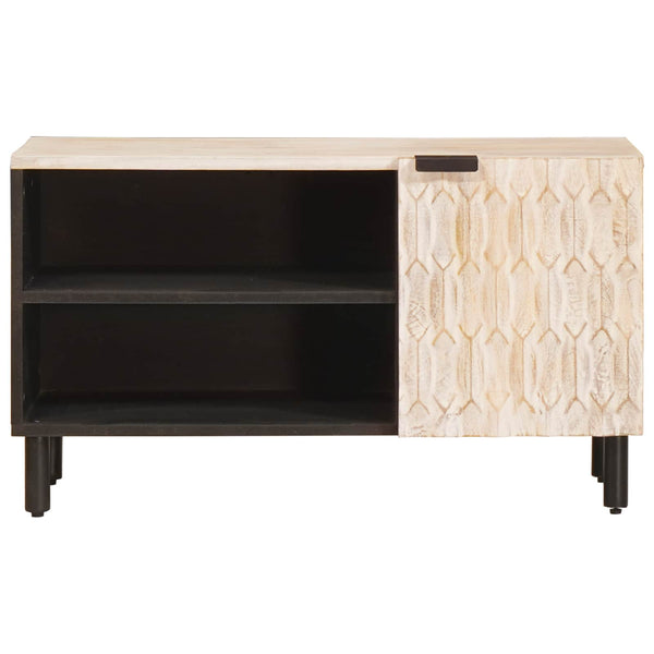 TV-Schrank Weiß Gewaschen 80x33x46 cm