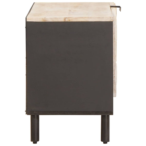 TV-Schrank Weiß Gewaschen 80x33x46 cm