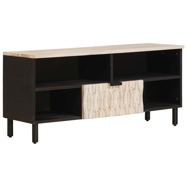 TV-Schrank Weiß Gewaschen 100 cm
